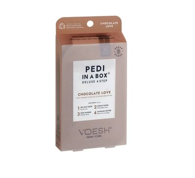 Voesh New York Pedi In A Box - Deluxe 4 Step - Chocolate Love