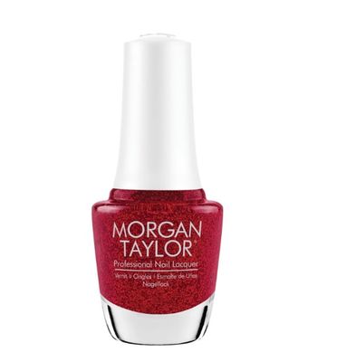 Morgan Taylor Poinsettia Stardust Nail Polish - 15ml
