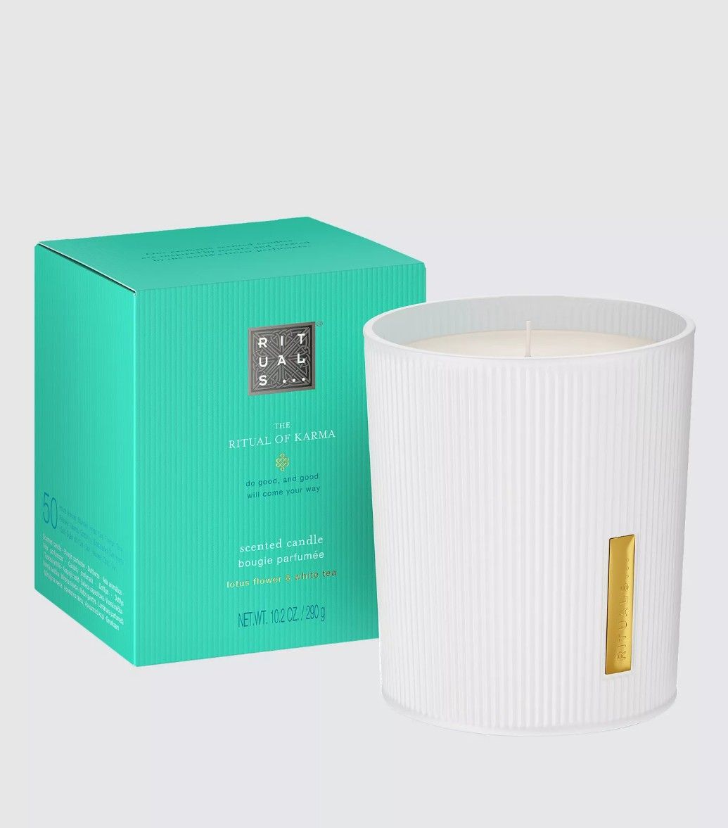 Rituals - The Ritual of Karma Lotus Flower &amp; White Tea Scented Candle - 290g