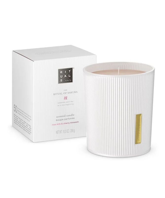 Rituals - The Ritual of Sakura Rice Milk &amp; Cherry Blossom Scented Candle - 290g