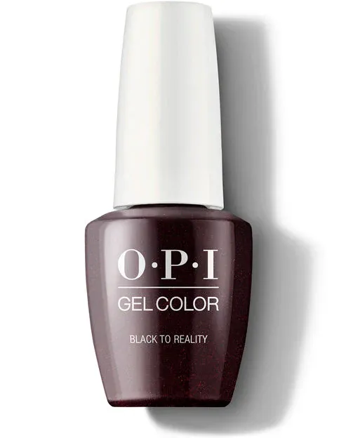 O.P.I GelColor Gel Polish - Black to Reality 15ml