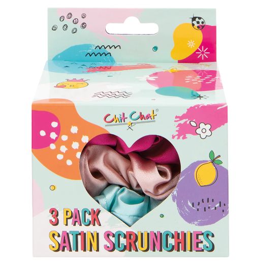 Chit Chat Hair Scrunchies 3 Pack