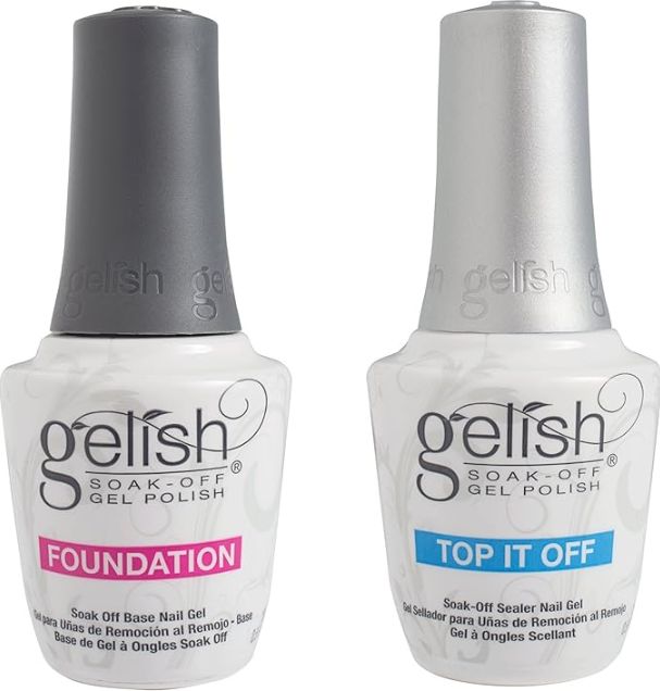 Gelish Top It Off &amp; Foundation Dynamic Duo Set - Gel Polish Top &amp; Base 2x 15ml