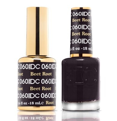 DND Duo Gel &amp; Nail Polish Set - Beet Root 060 - 2 x 18ml