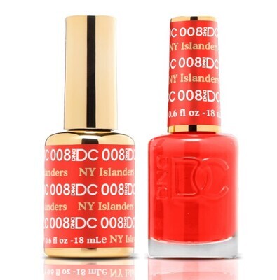 DND Duo Gel &amp; Nail Polish Set - NY Islanders 008 - 2 x 18ml