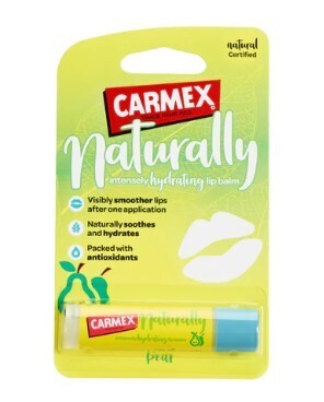 Carmex Naturally Moisturising Lip Balm Stick - Pear (4.25g)