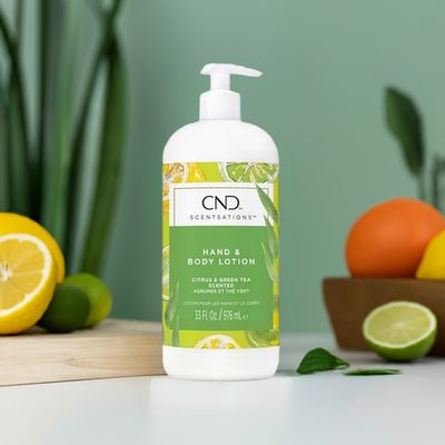 CND Scentsations Citrus &amp; Green Tea Scented Hand &amp; Body Lotion - 976ml