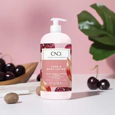 CND Scentsations Black Cherry &amp; Nutmeg Scented Hand &amp; Body Lotion - 976ml