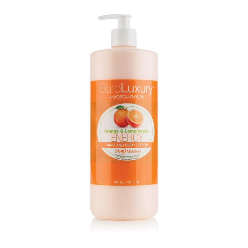 Morgan Taylor BareLuxury Energy Orange &amp; Lemongrass Hand &amp; Body Lotion 960ml