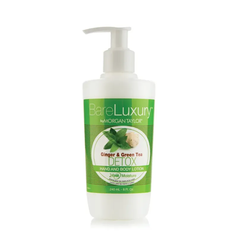 Morgan Taylor BareLuxury Detox Ginger &amp; Green Tea Hand &amp; Body Lotion 240ml