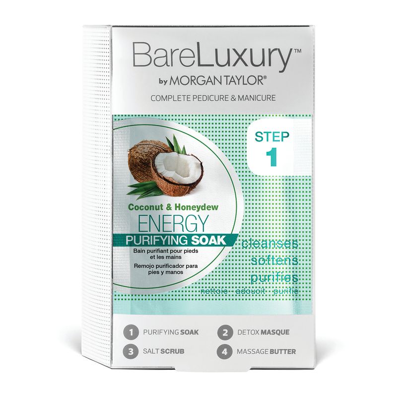 Morgan Taylor BareLuxury Complete Pedicure &amp; Manicure Pack - ENERGY Coconut &amp; Honeydew
