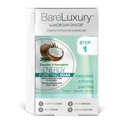 Morgan Taylor BareLuxury Complete Pedicure &amp; Manicure Pack - ENERGY Coconut &amp; Honeydew