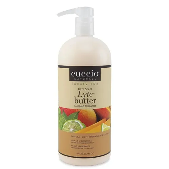 Cuccio - Mango &amp; Bergamot Lyte Body Butter 946ml