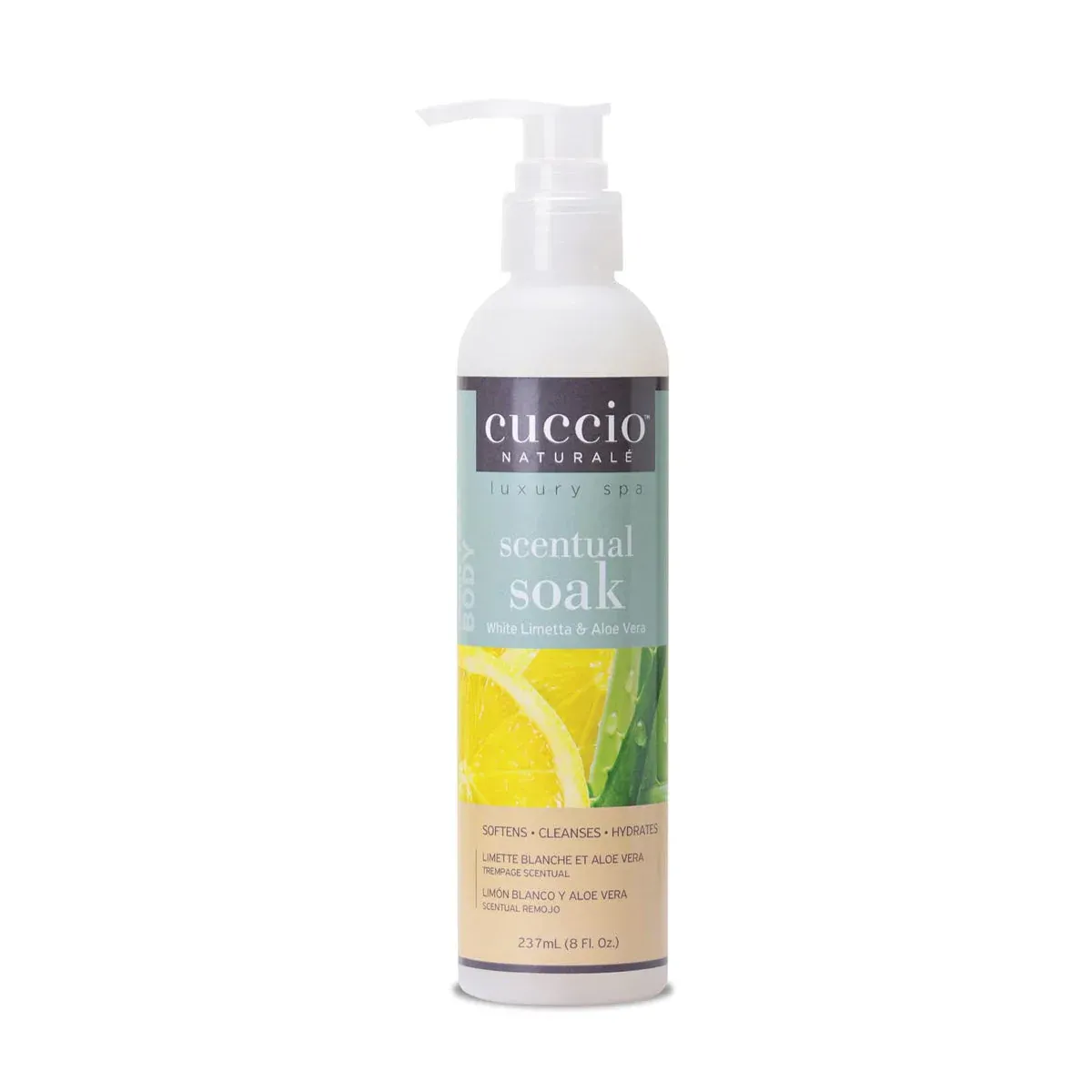 Cuccio - White Limetta &amp; Aloe Vera Scentual Soak 237ml