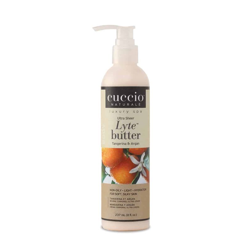 Cuccio - Tangerina &amp; Argan Lyte Body Butter 237ml