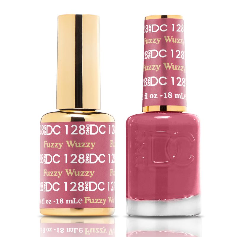 DND Duo Gel &amp; Nail Polish - Fuzzy Wuzzy (128) - 2 x 18ml