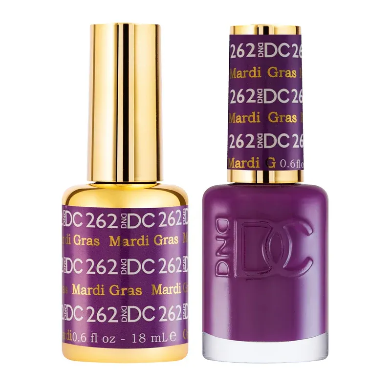 DND Duo Gel &amp; Nail Polish - Mardi Gras (292) - 2 x 18ml