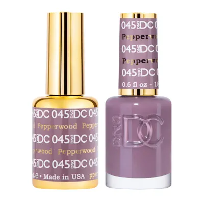 DND Duo Gel &amp; Nail Polish - Pepperwood (045) - 2 x 18ml