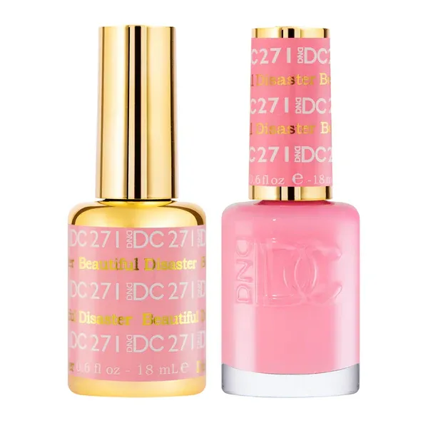 DND Duo Gel &amp; Nail Polish - Beautiful Disaster (271) - 2 x 18ml
