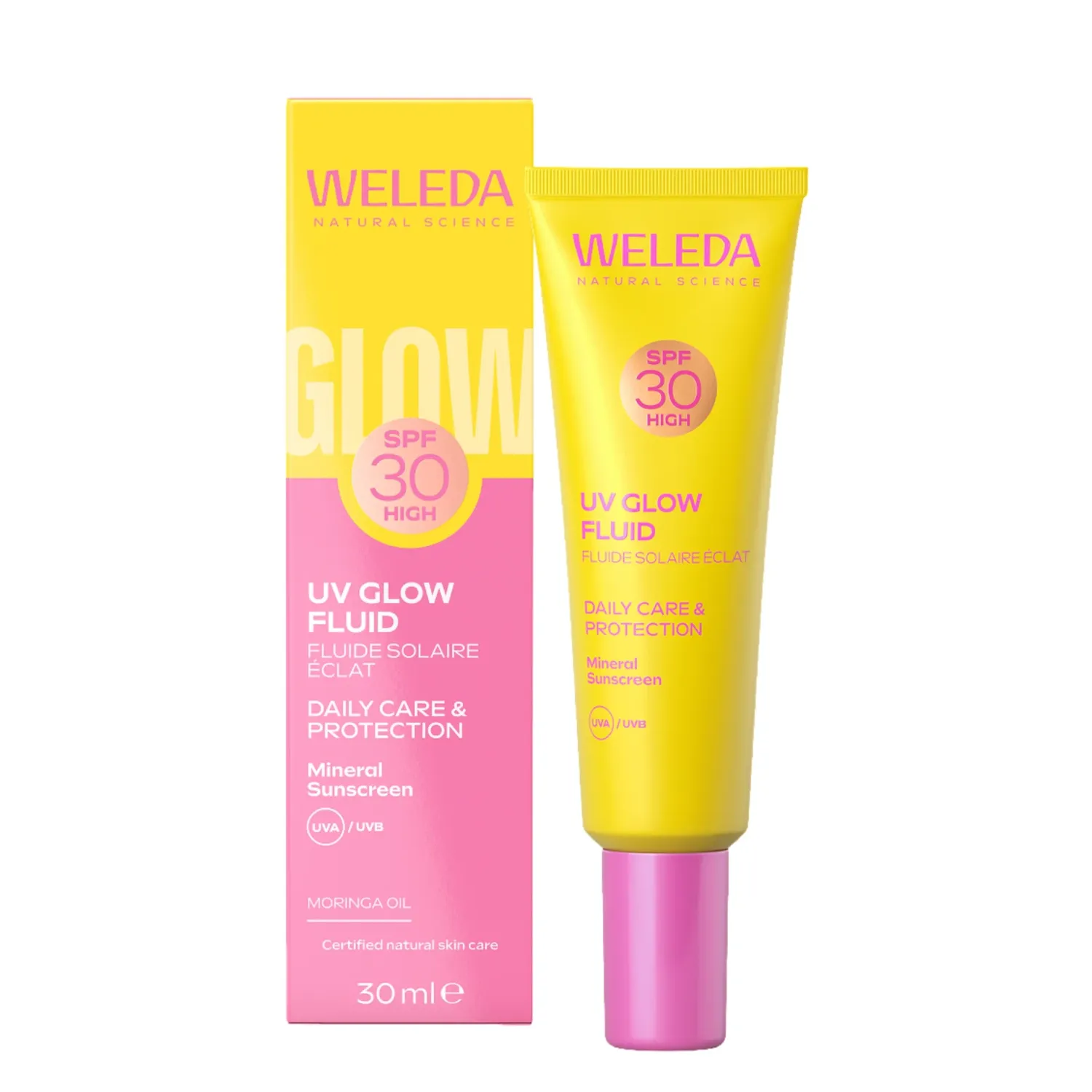 Weleda UV Glow Fluid Mineral Sunscreen wih SPF30