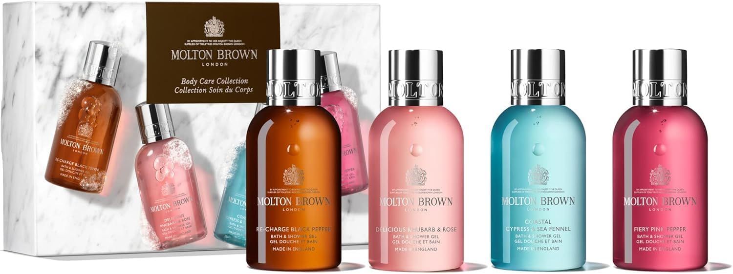 Molton Brown Woody Floral 4 piece Body Care Collection