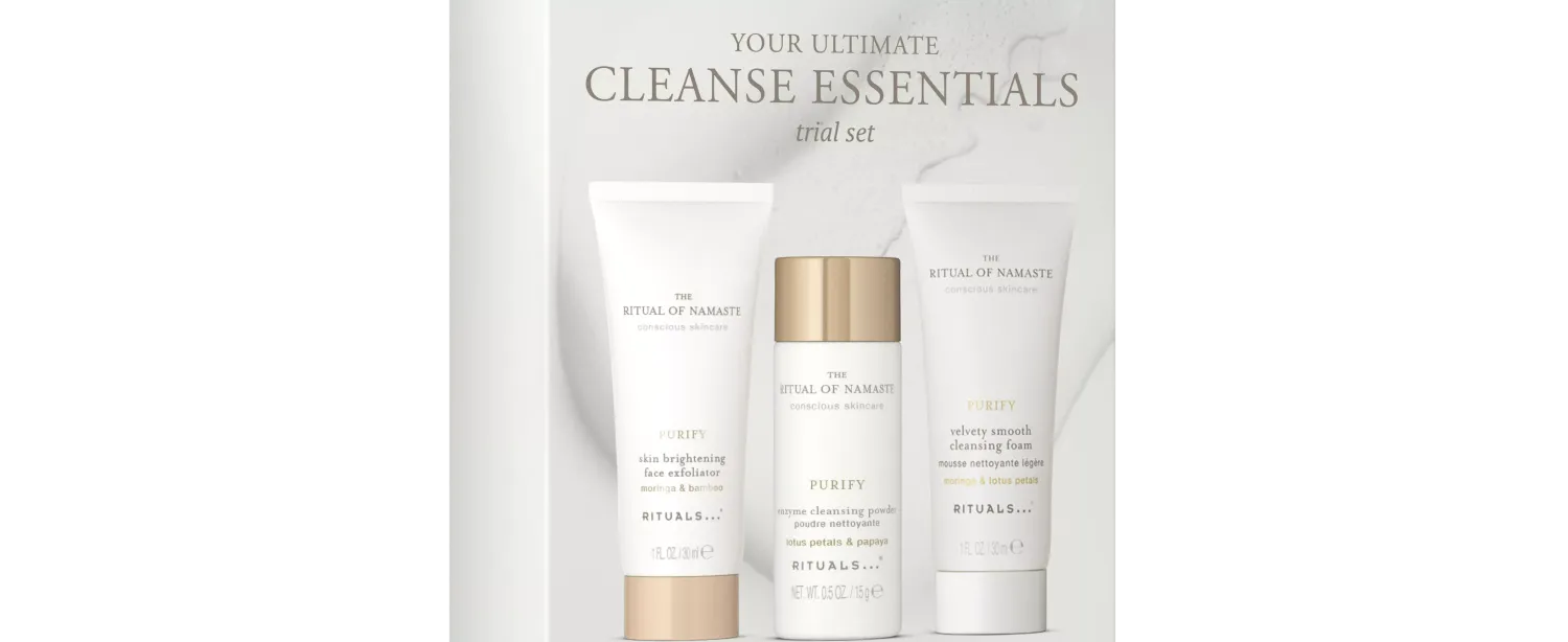 Rituals - The Ritual of Namaste Cleanse Skin 3 Piece Trial Set