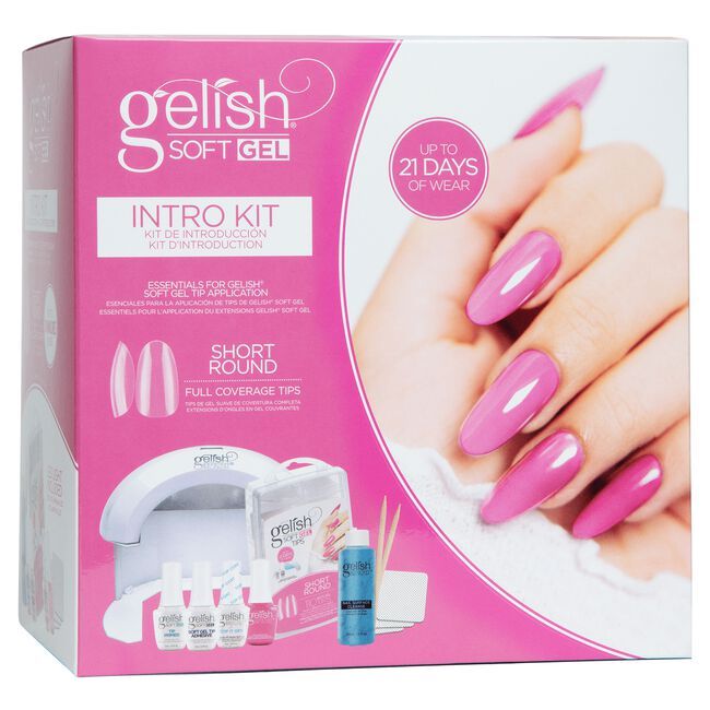 Gelish Soft Gel Nail Tips Intro Kit - Short Round