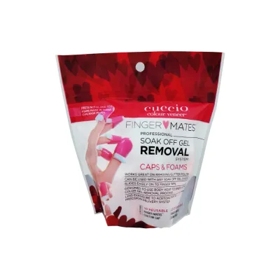 Cuccio Finger Mates Soak Off Gel Removal Caps &amp; Foams Pack