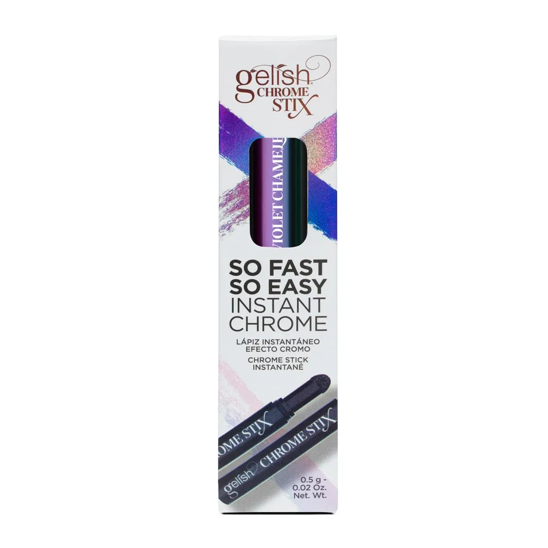 Gelish Chrome Stix All-In-One Pen Applicator - Violet Chameleon