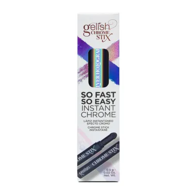 Gelish Chrome Stix All-In-One Pen Applicator - Silver Holographic