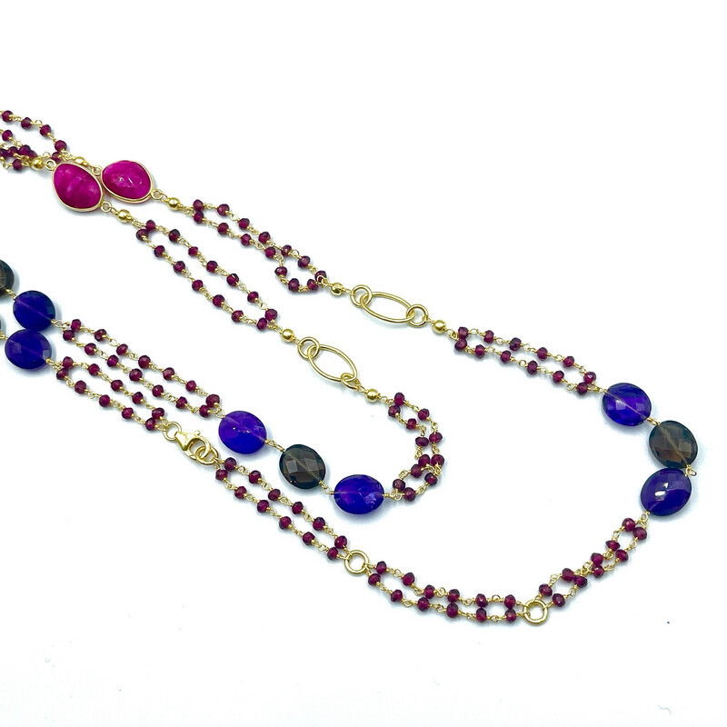 Purple Belly Chain