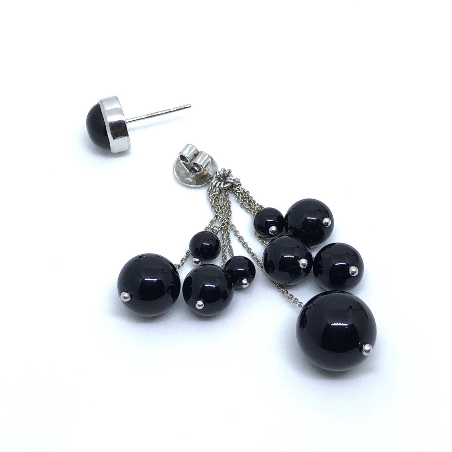 Black onyx earrings