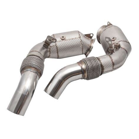 Topgear BMW M5 F10 &amp; F11 downpipes 200cell sport katalysatoren