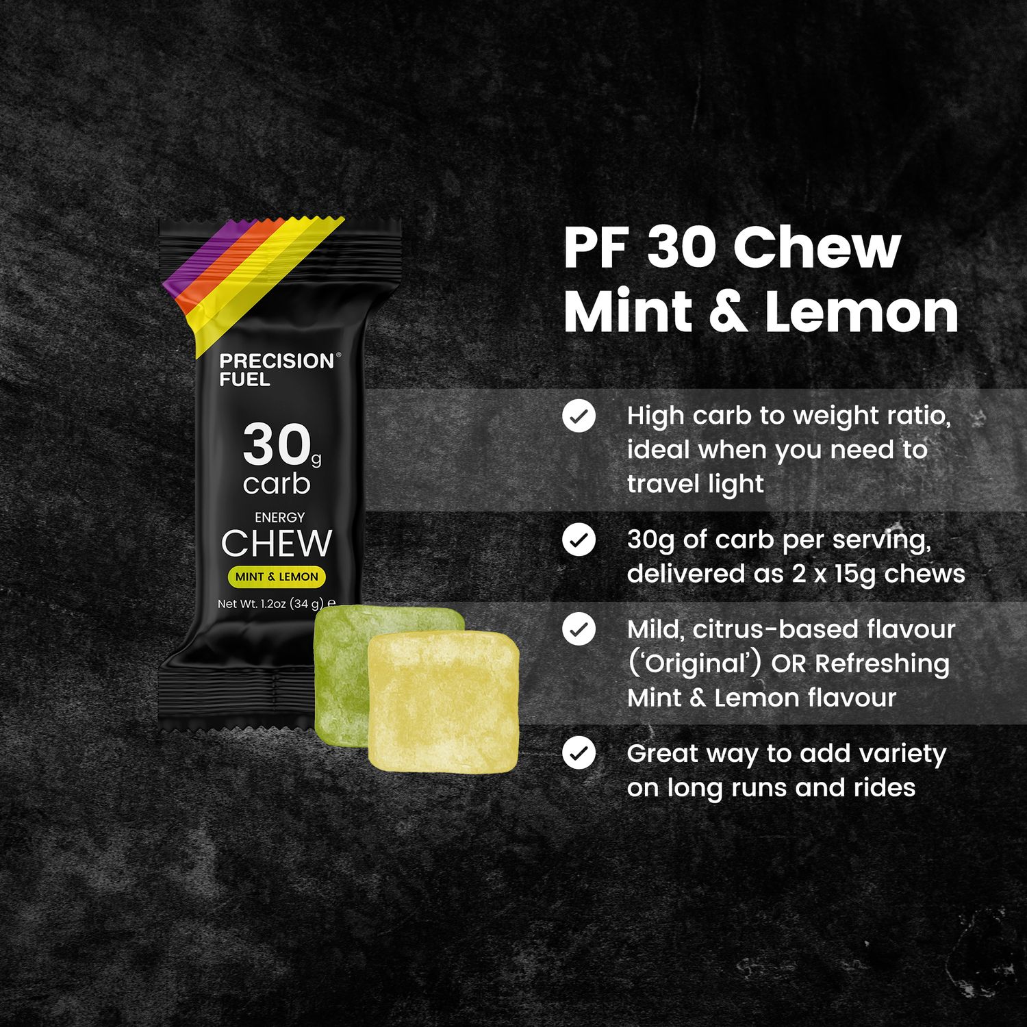 PF 30 CHEWS MINT &amp; LEMON