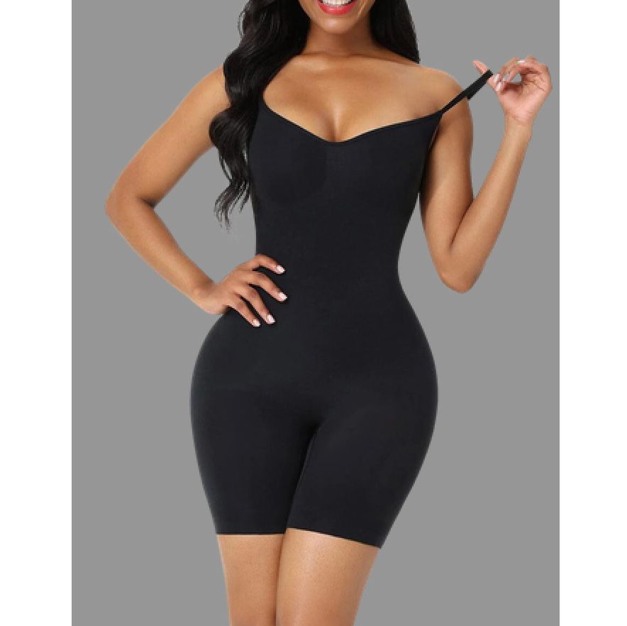 Seamless Tummy, Hips &amp; Thighs Control Shapewear Full-Bodysuit