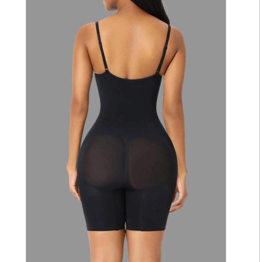 Seamless Tummy, Hips &amp; Thighs Control Shapewear Full-Bodysuit