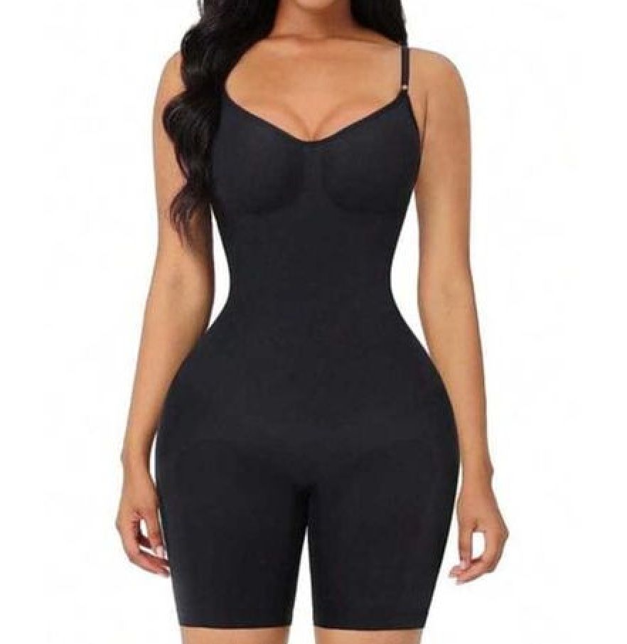 Seamless Tummy, Hips &amp; Thighs Control Shapewear Full-Bodysuit
