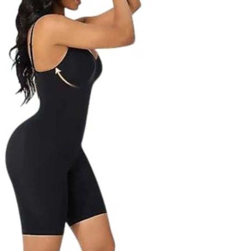 Seamless Tummy, Hips &amp; Thighs Control Shapewear Full-Bodysuit