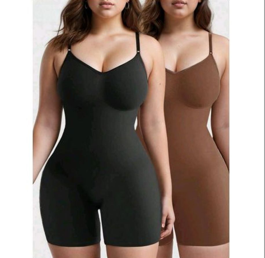 2 Pack Seamless Bodysuit Shapewear