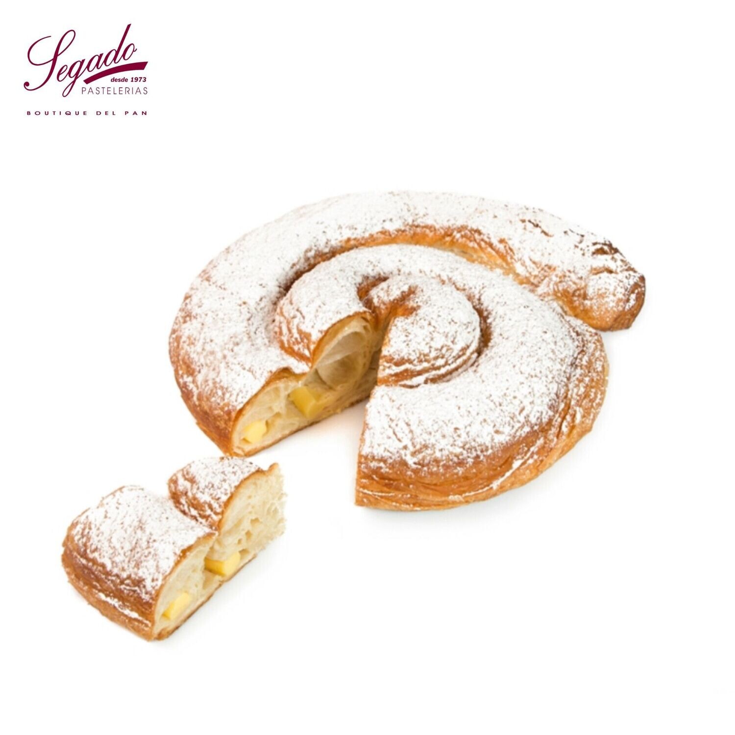 Ensaimada Mallorquina Rellena de Crema