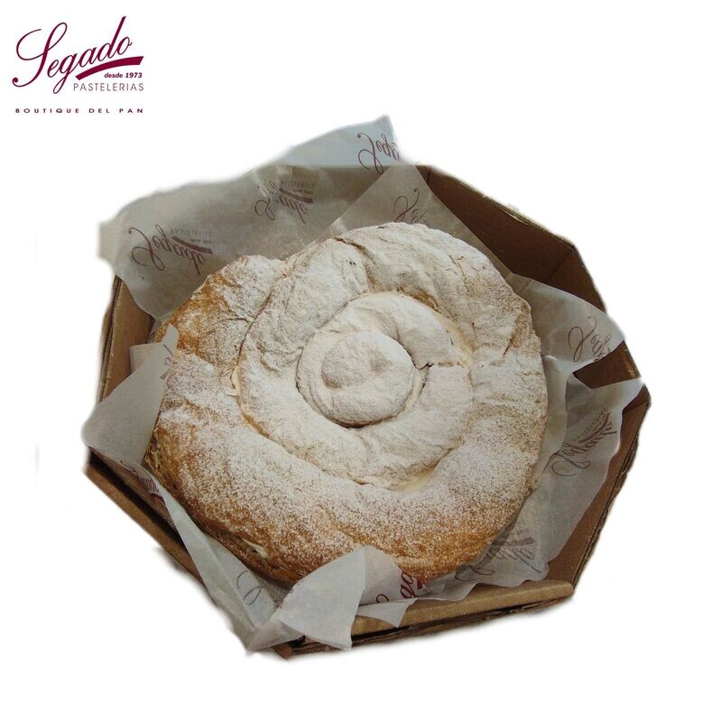 Ensaimada Mallorquina Rellena de Nata