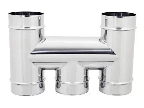 CAPPA A “H” INOX AISI 304 TERMINALE ANTIRIFLUSSO