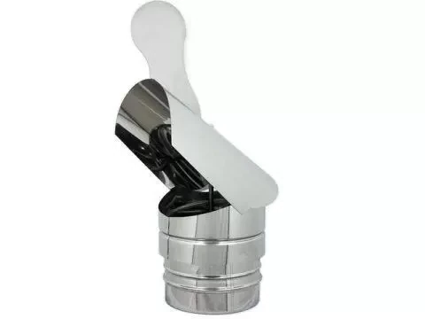 GALLETTO INOX AISI 304 GIREVOLE INNESTO TONDO