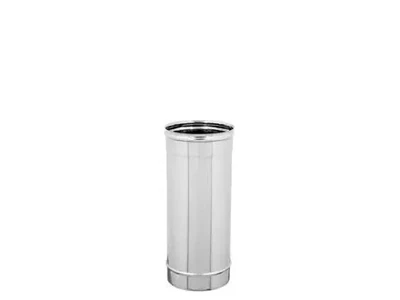 TUBO ACCIAIO INOX CANNA FUMARIA AISI 304 ML 0,5
