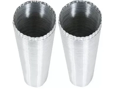 TUBO CORRUGATO ALLUMINIO NATURALE ESTENSIBILE DA CM 80 A CM 300