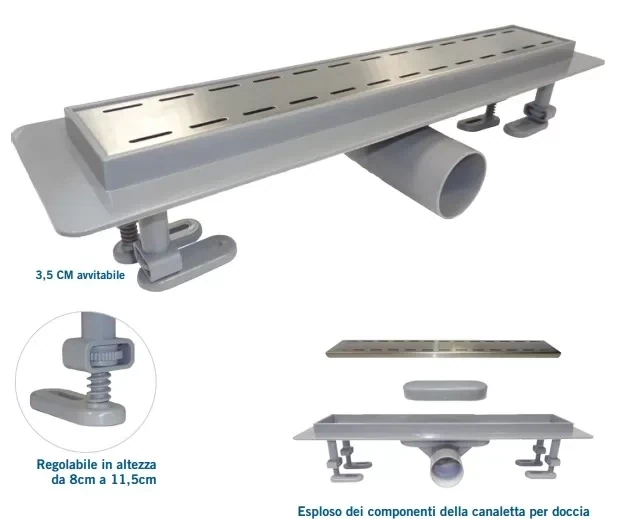 CANALETTE SCOLO PER DOCCIA