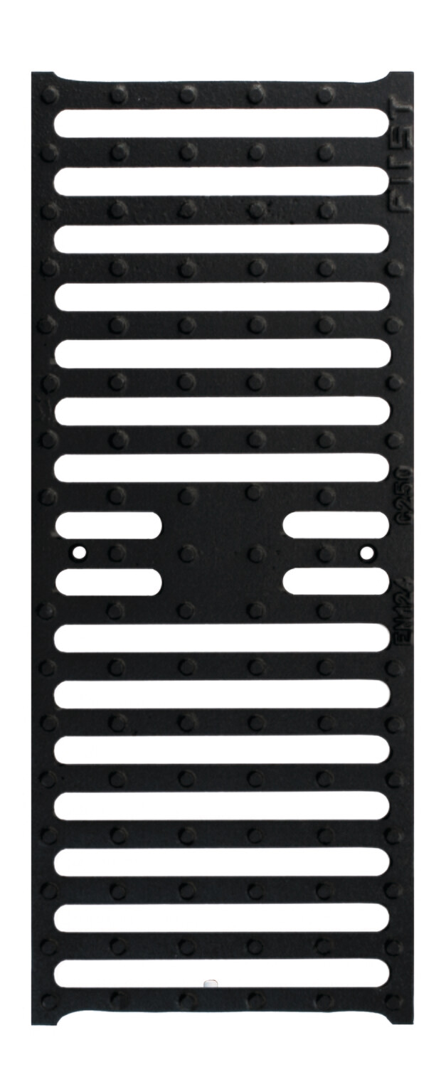 GRIGLIE IN GHISA SFEROIDALE C250 PER CANALE IN CEMENTO 250x500x40mm