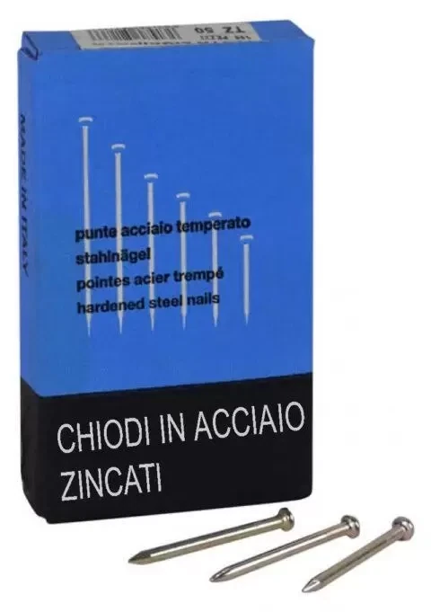 CHIODI IN ACCIAIO ZINCATO CON TESTA PIANA