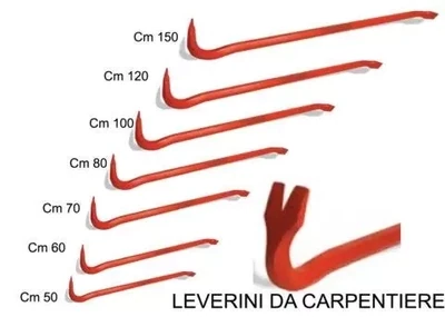 LEVERINI DA CARPENTIERE