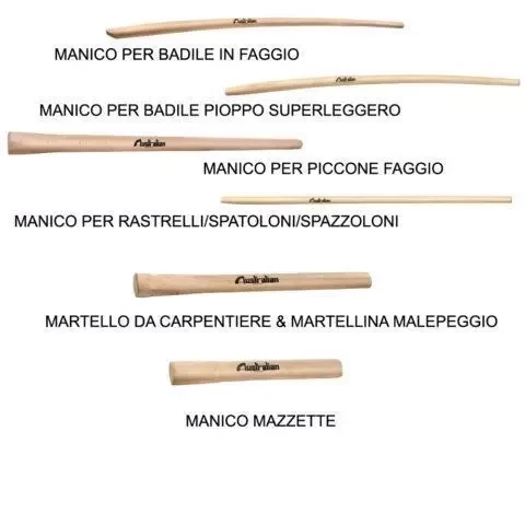 MANICI IN LEGNO PER ATTREZZI EDILI